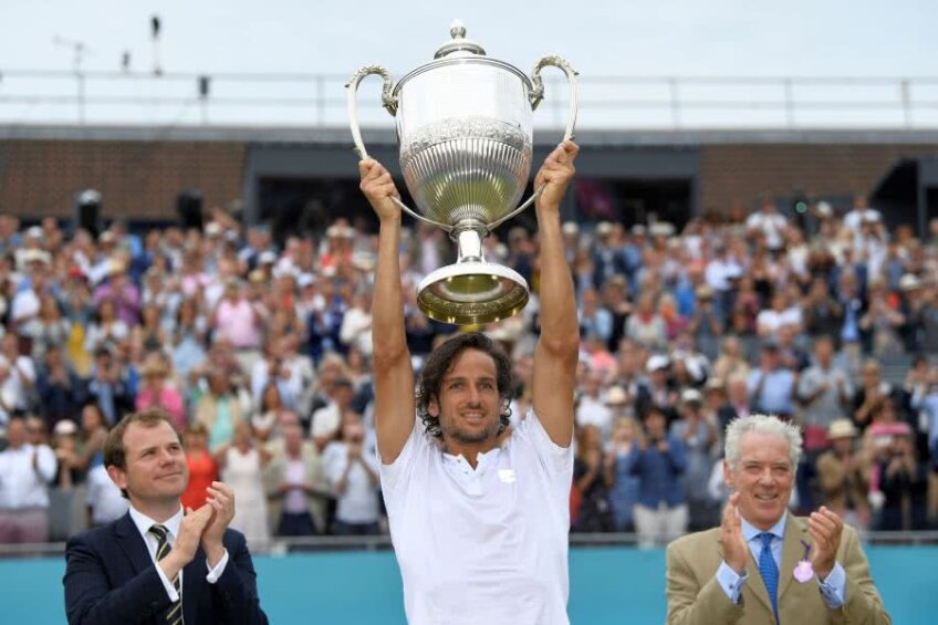 Feliciano Lopez și al doilea său titlu de la Queen's // FOTO: Reuters