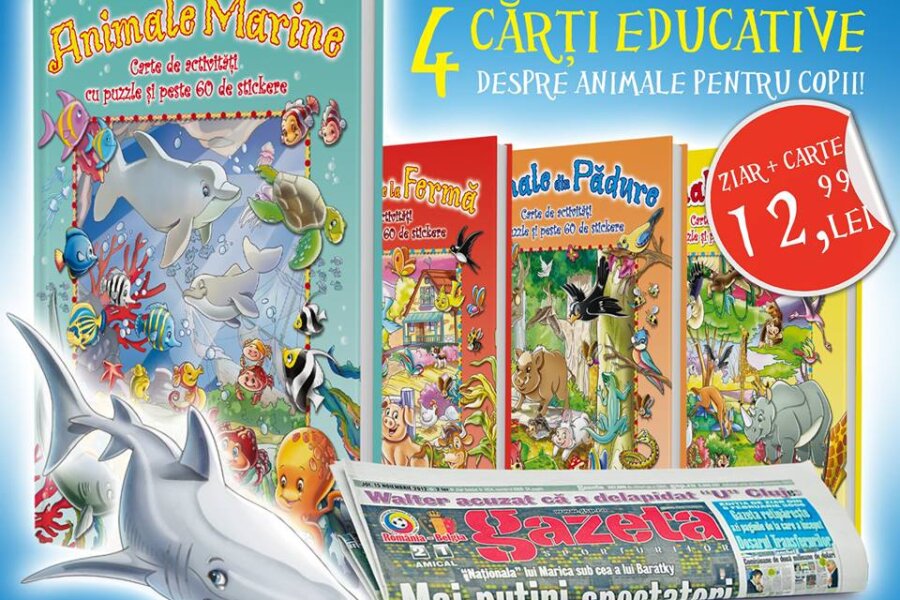 Gazeta Sporturilor Lansează 4 Cărţi Educative Pentru Copii
