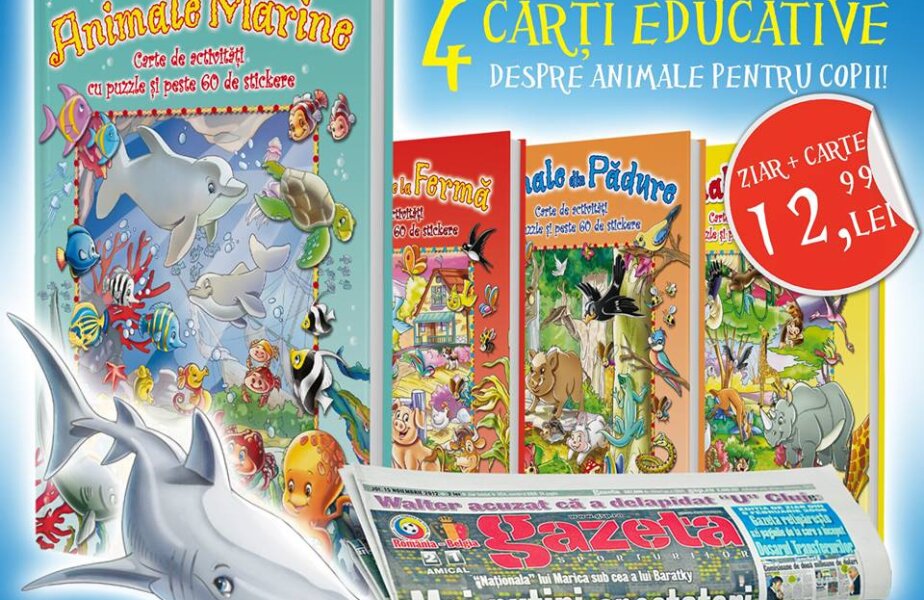 Gazeta Sporturilor Lansează 4 Cărţi Educative Pentru Copii
