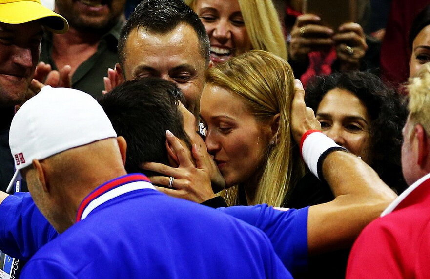Novak Djokovic & Jelena Djokovic | Foto: dailymail.co.uk