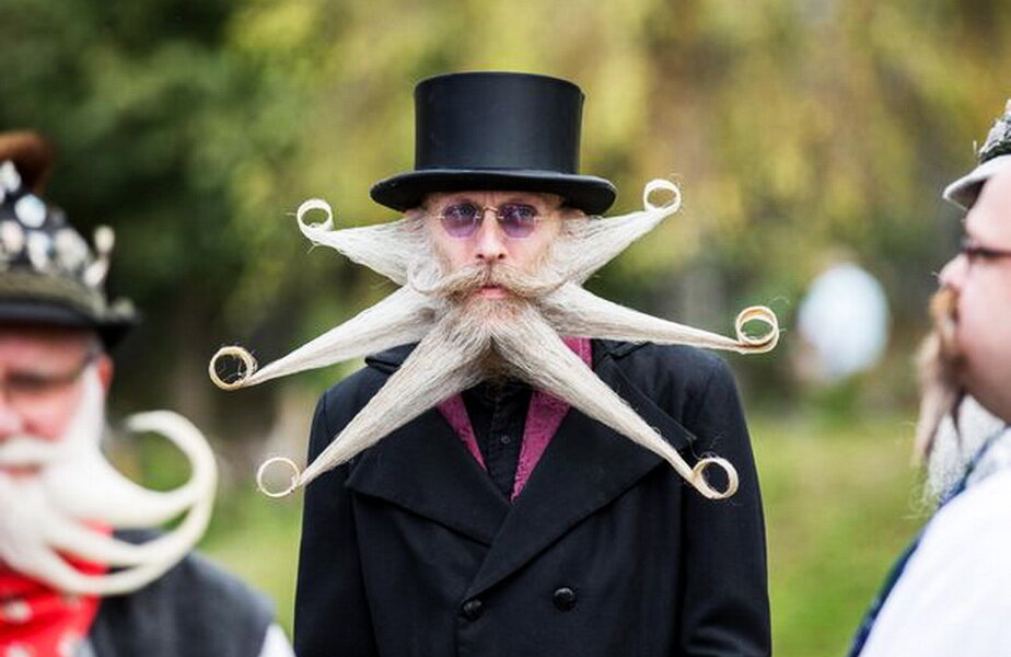 Cele mai tari mustăți din lume ► Foto: mirror.co.uk