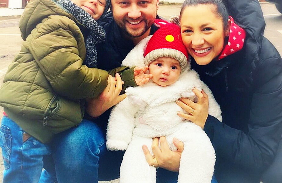 Eva, Andra, David şi Cătălin Măruță ► Foto: Facebook