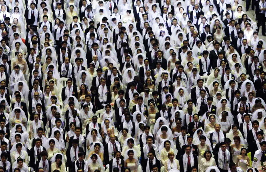3.000 de cupluri s-au căsătorit în același timp, în Coreea de Sud ► skynews.com.au