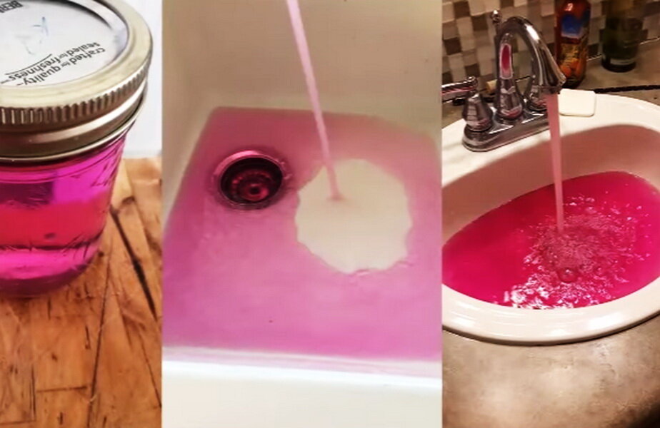 Misterioasa apă roz de la robinetele dintr-un orășel canadian